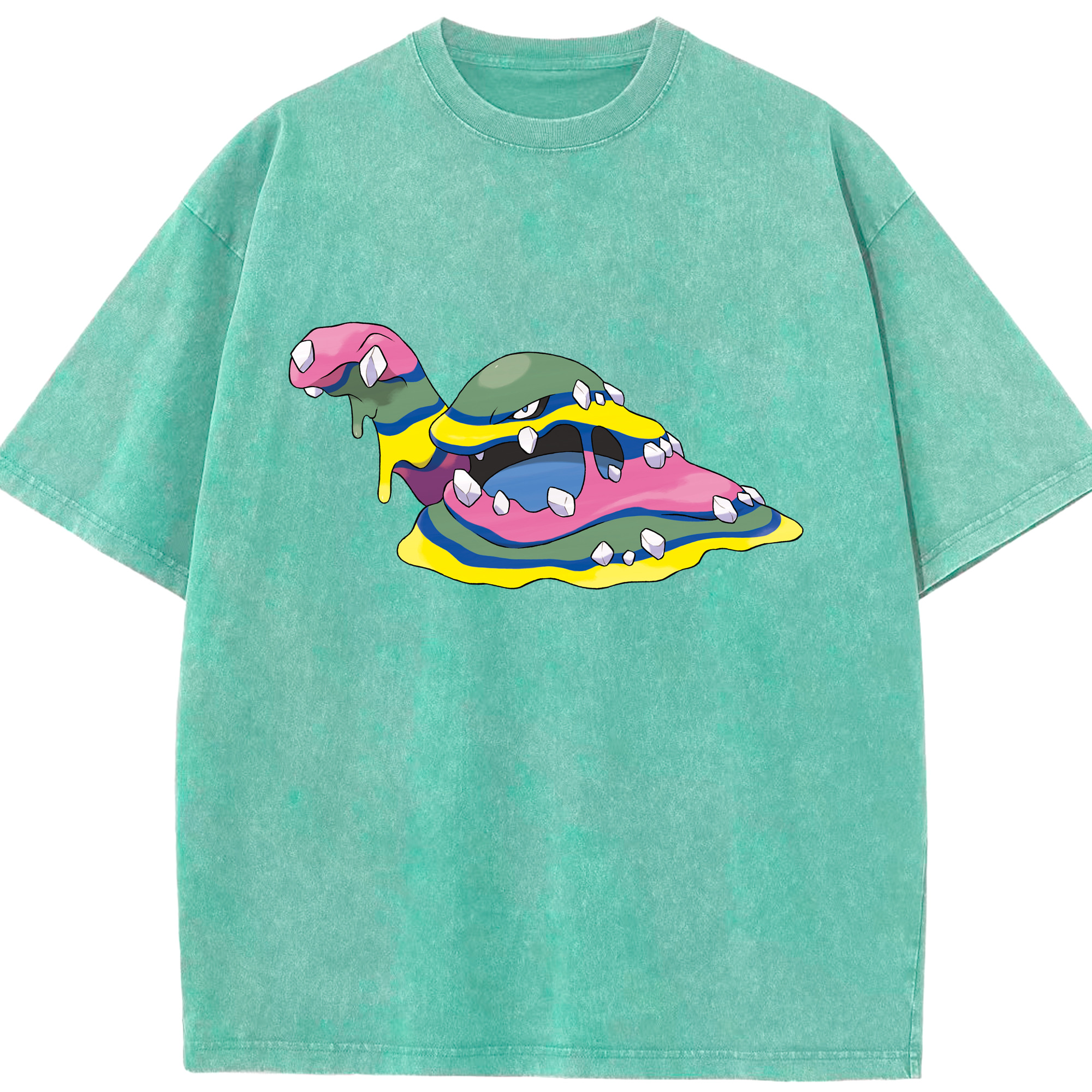 （画像用） ポケットモンスター Pokémon 綿100% ヴィンテージ風 半袖Tシャツ（フロントプリント）